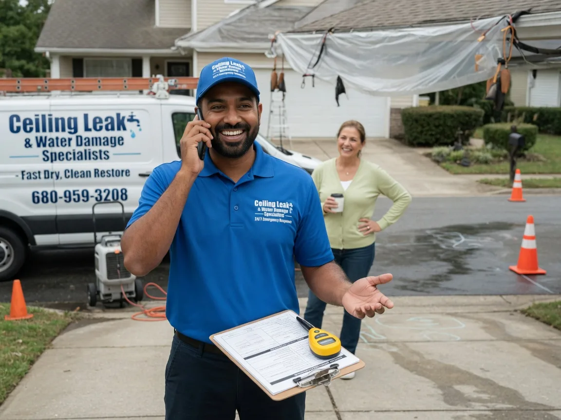 Ceiling Leak Cleanup Almond, WI FAQs